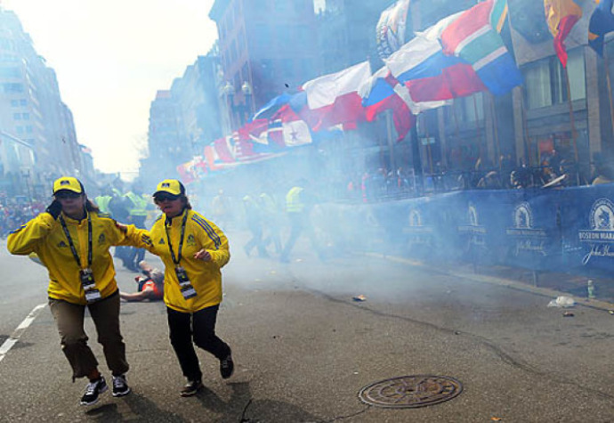 Boston Marathon Explosion Pictures